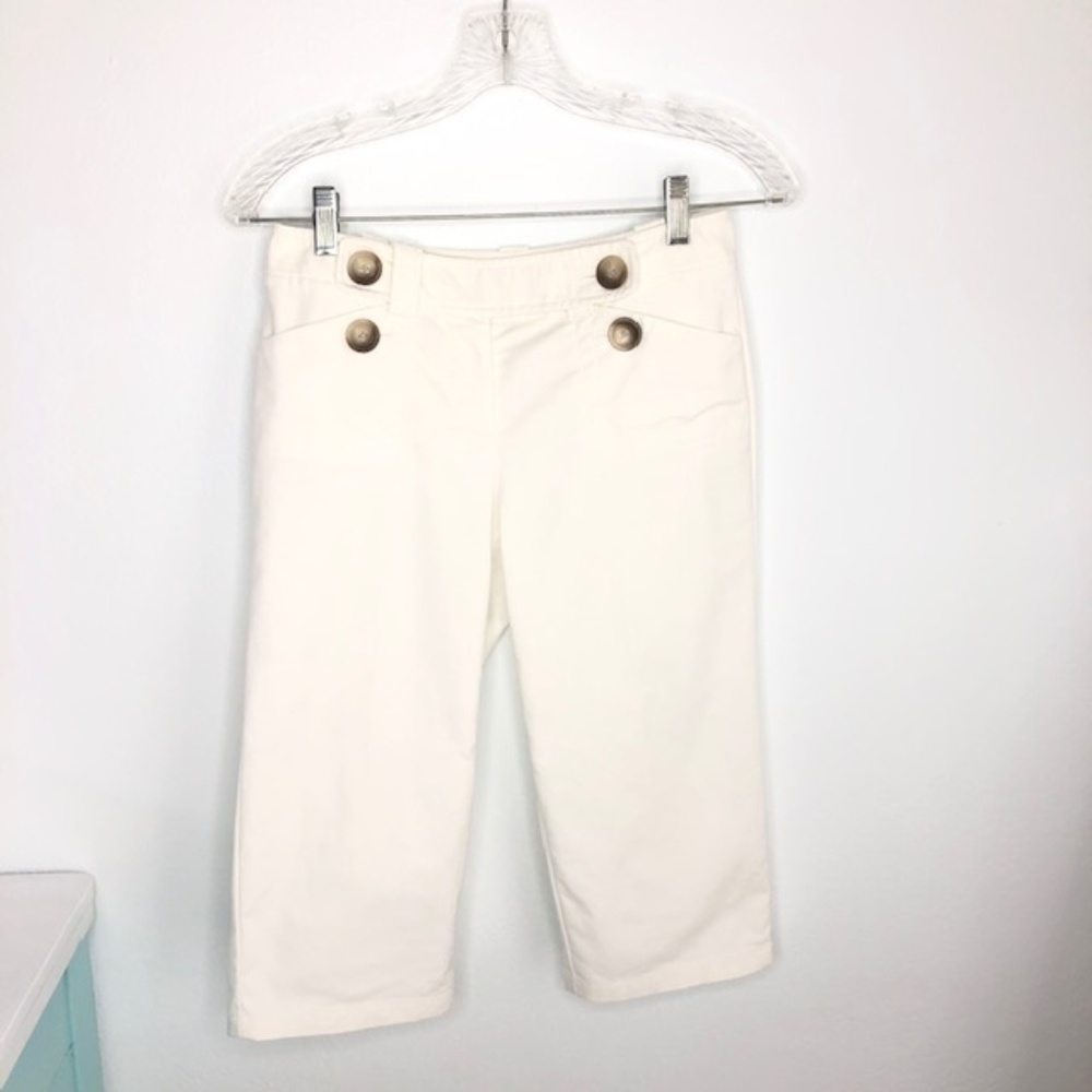 Ann Taylor Nautical Capri Lindsay Fit 0P